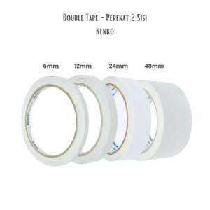 Double Tape Perekat 2 Sisi Kenko - 6mm / 12mm / 24mm